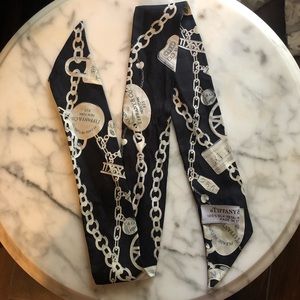 Tiffany and Co Twilly Silk Scarf for Purse, Hair, etc